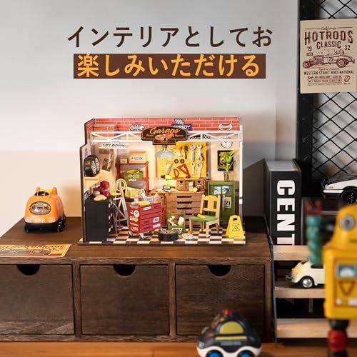ROBOTIME ミニチュアハウス ミニチュア ドールハウス 模型キット ガレージワークショップ イラスト説明書付き 公式販売 モデルハウス LEDライト付き DIY 手作り 組み立て 木製パズル ウッドクラフト インテリア 暇つぶし 子供 大人向け 送料無料 ROBOTIME ミニチュアハウス ミニチュア ドールハウス 模型キット ガレージワークショップ イラスト説明書付き 公式販売 モデルハウス LEDライト付き DIY 手作り 組み立て 木製パズル ウッドクラフト インテリア 暇つぶし 子供 大人向け 送料無料