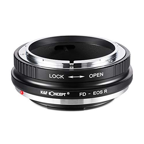 K&F CONCEPT レンズアダプター FD-EOS R Canon対応 FDレンズ-Canon対応 EOS Rカメラ装着用 無限遠実現 高精度「メーカー直営店」送料無料
