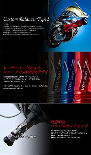 リブレ(LIVRE) スピニングリール用カスタム ウェイトカスタムバランサー Type2 (Custom Balancer Type2)送料無料 リブレ(LIVRE) スピニングリール用カスタム ウェイトカスタムバランサー Type2 (Custom Balancer Type2)送料無料