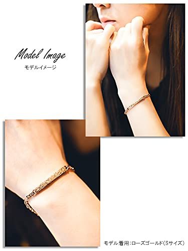 新品 [Aloha lokahi] アロハロカヒ ハワイアンジュエリー ブレスレット サージカルステンレス ローズゴールド ピンクゴールド プルメリア スクロール アクセサリー