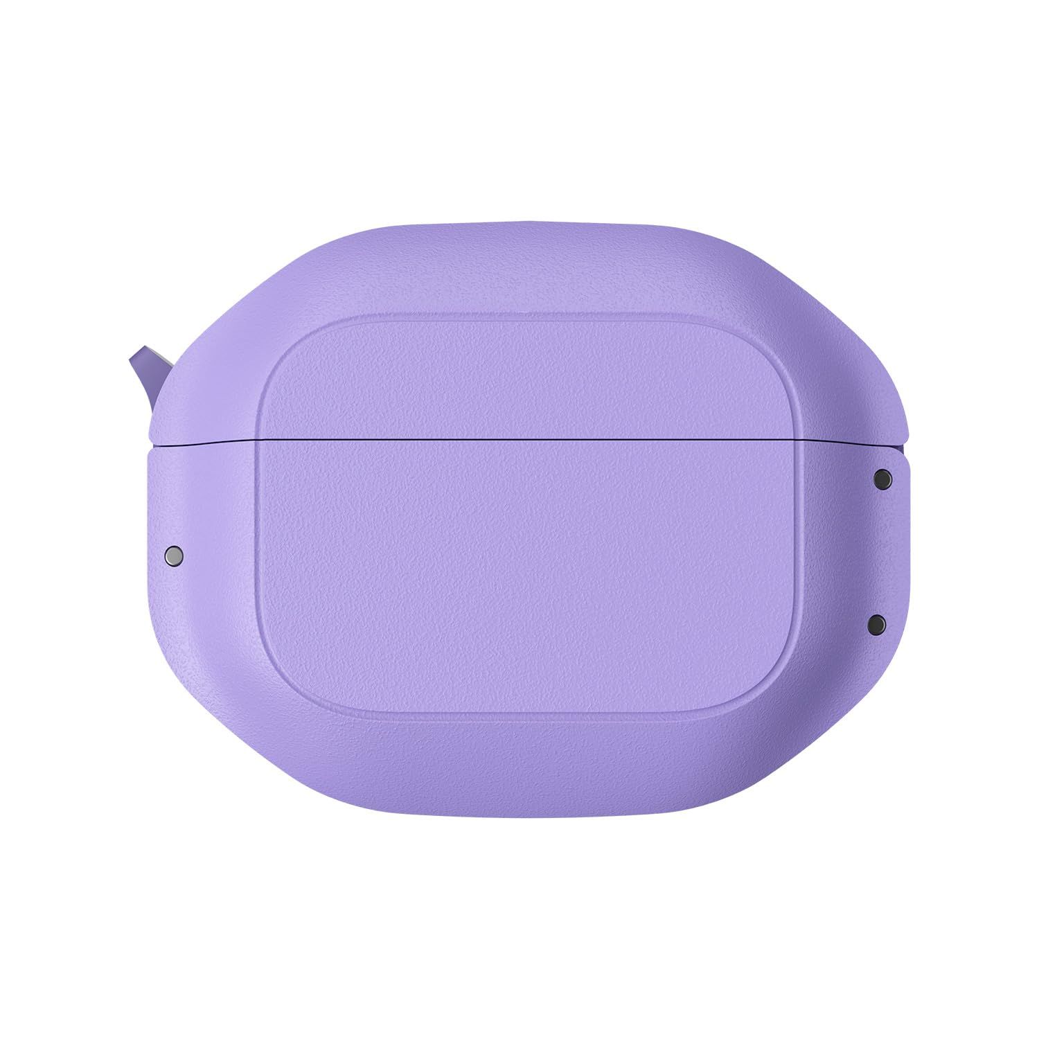 新品 Keybudz AirPods4 Element 防水ケース AirPods 第4世代 [ IP68防水 米軍MIL規格 耐衝撃 二重構造 蓋ロック設計 イヤホン脱落防止 カラビナ付き 落下防止 環境にやさしい素材 ] エアポッツ4 ワイルドラベンダー