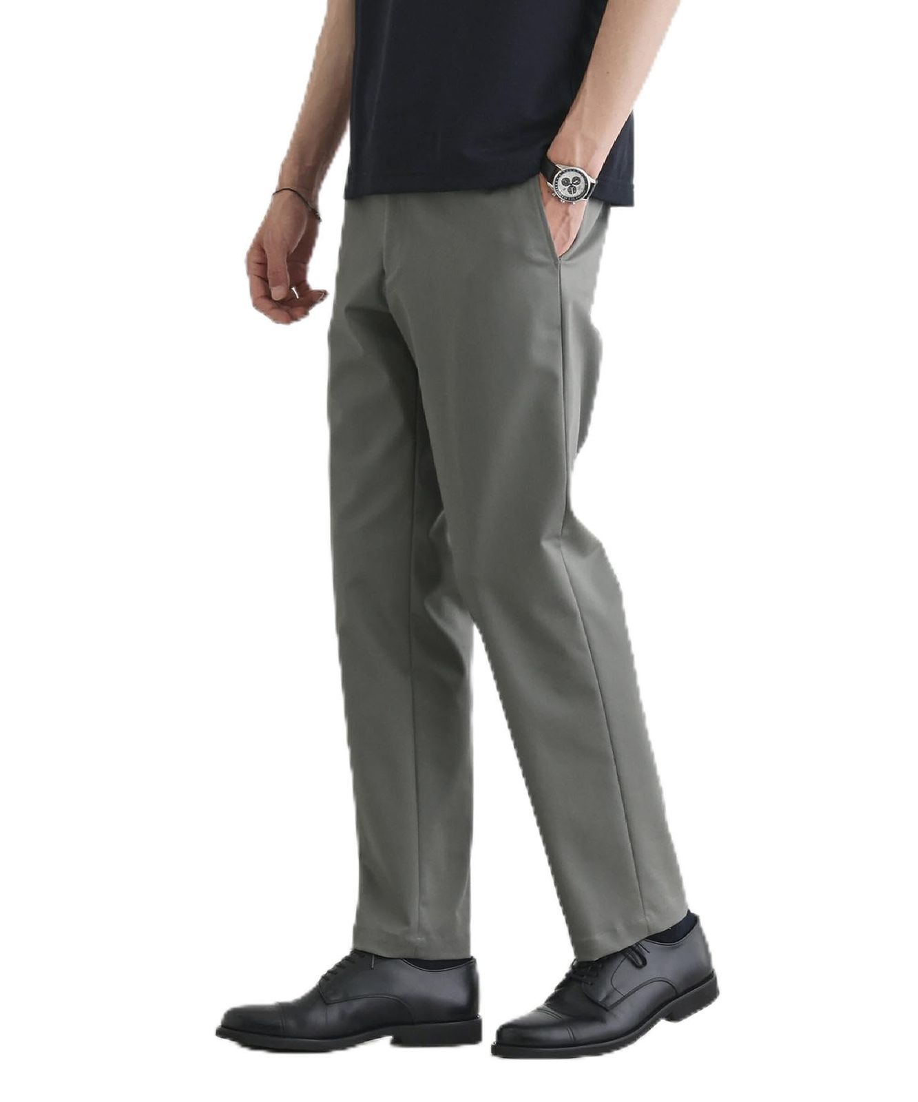新品 [ タケオキクチ ] フルレングスパンツ 【LIMITED】ストレッチ チノパンツ G8771010 メンズ カーキ(027) 02(M)