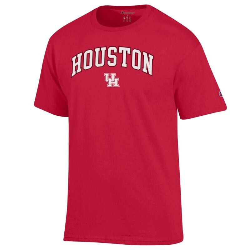 チャンピオン メンズ トップス Tシャツ ロゴ MensChampion Red Houston Cougars Arch Over Logo TShirt Hou Red レッド チャンピオン メンズ トップス Tシャツ ロゴ MensChampion Red Houston Cougars Arch Over Logo TShirt Hou Red レッド
