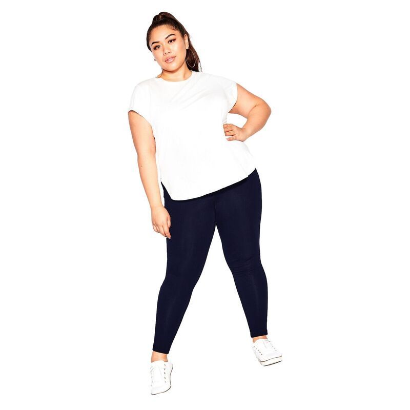 アベニュー レディース ボトムス カジュアルパンツ プチ コットン Avenue Petite Pima Cotton Pants Navy ネイビー