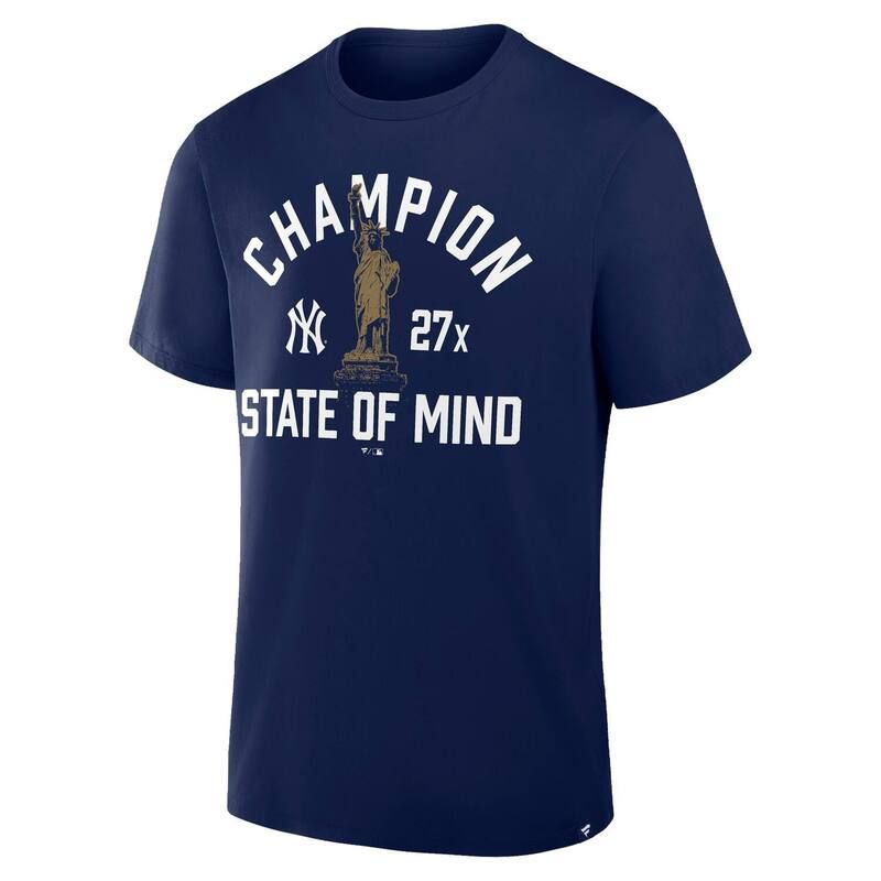 ファナティクス メンズ トップス Tシャツ Mens Fanatics Navy New York Yankees City Specific Wins TShirt Ynk Navy ネイビー