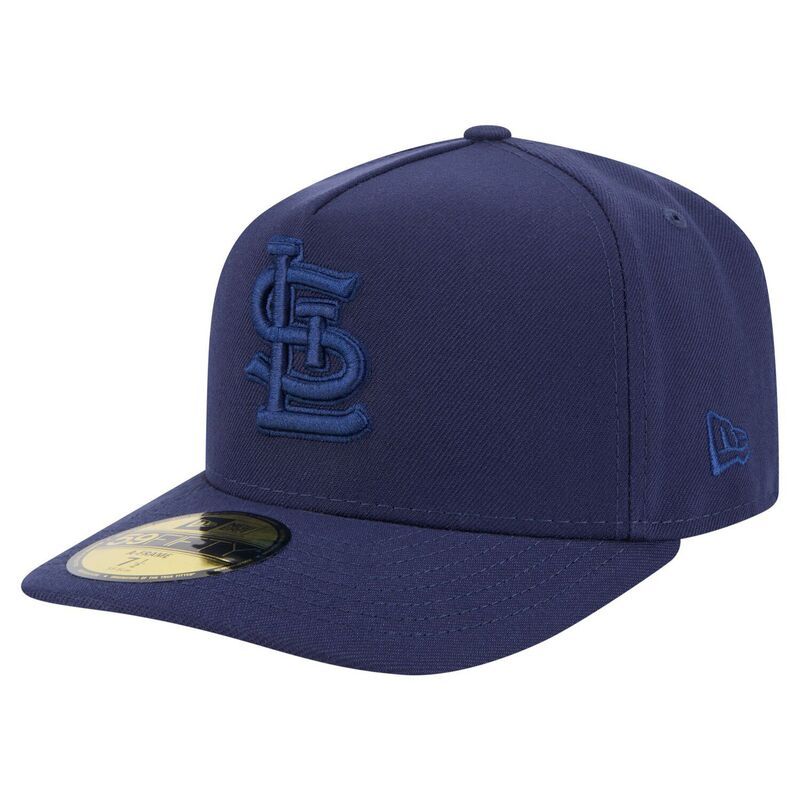 ニューエラ メンズ アクセサリー 帽子 Mens New Era Navy St Louis Cardinals Color Pack AFrame 59FIFTY Fitted Hat Crd Navy ネイビー
