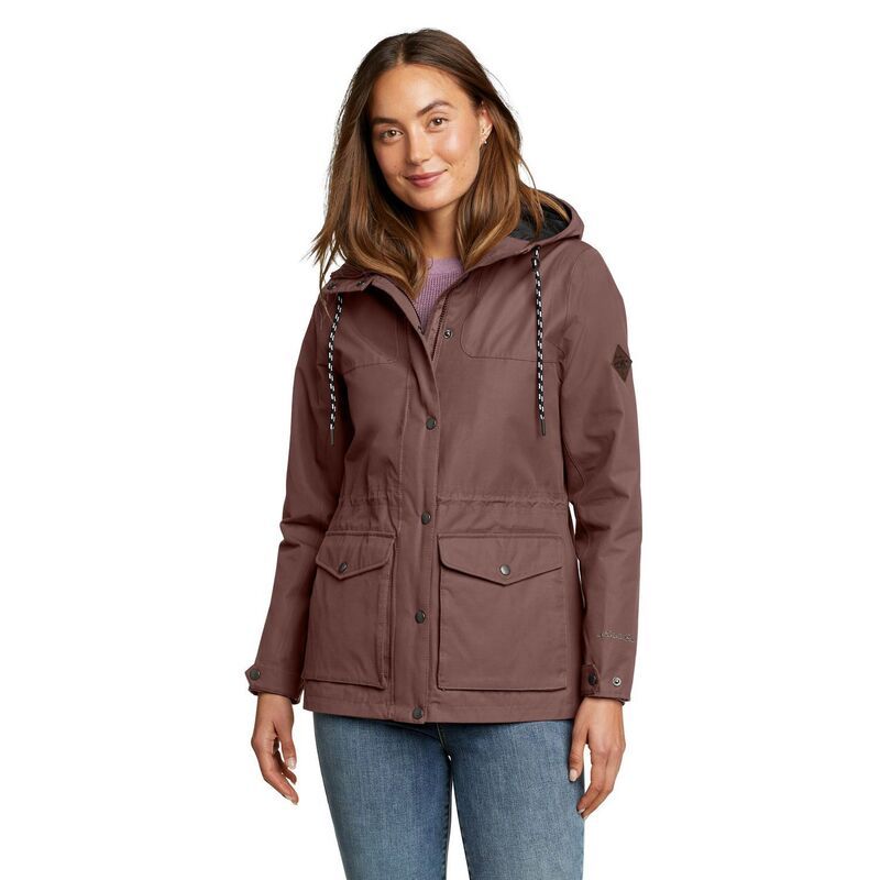 エディー バウアー レディース アウター ジャケット・ブルゾン フーデッドジャケット Womens Eddie Bauer Charly Hooded Jacket Plum プラム