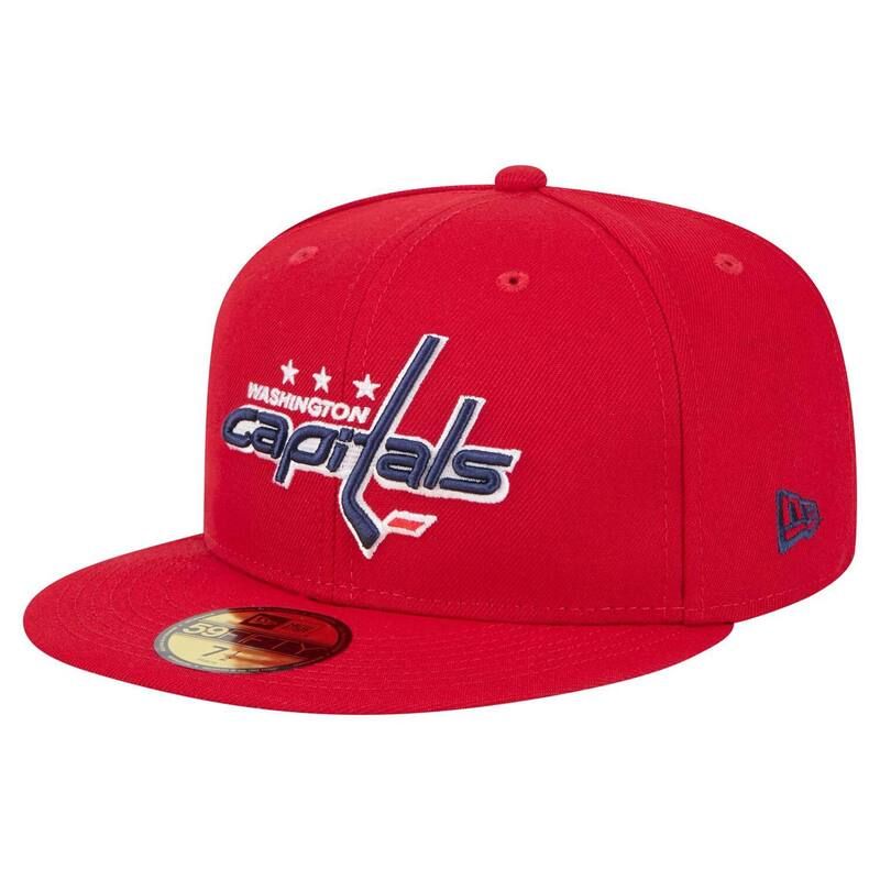 ニューエラ メンズ アクセサリー 帽子 キャップ Mens New Era Red Washington Capitals Core 59FIFTY Fitted Hat Cap Red レッド