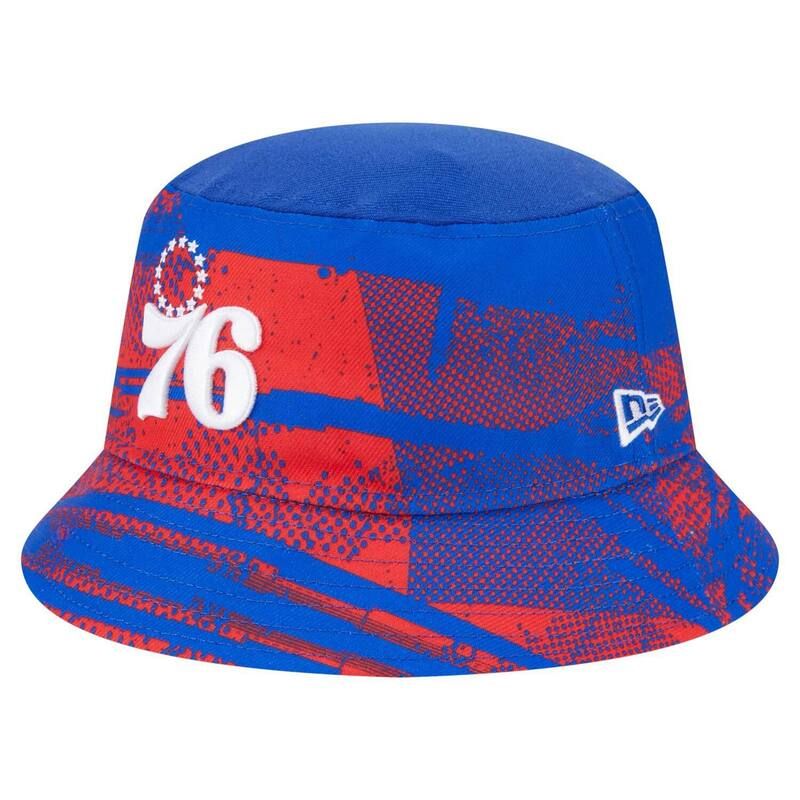 ニューエラ メンズ アクセサリー 帽子 Mens New Era RoyalRed Philadelphia 76ers TipOff Bucket Hat 76r Blue ブルー