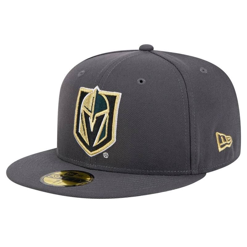 ニューエラ メンズ アクセサリー 帽子 Mens New Era Charcoal Vegas Golden Knights Core 59FIFTY Fitted Hat Lvk Charco チャコール