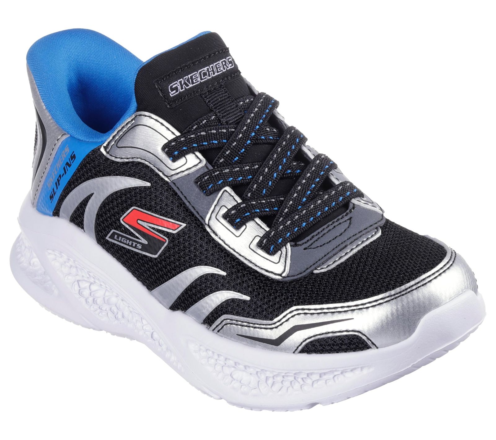 新品 SKECHERS（スケッチャーズ）スリップインズ キッズ メテオライツ - ブリスク ビームズ SKECHERS METEOR-LIGHTS-BRISK-BEAMS_403848L 8,717円