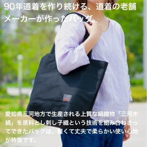 新品 [sasicco] タネイ 三河木綿 トート40 日本製 トートバッグ Tote50 縦360×横300×マチ180mm (ブルーグレー) メンズ レディース 無地 かばん 大きめ トートバック