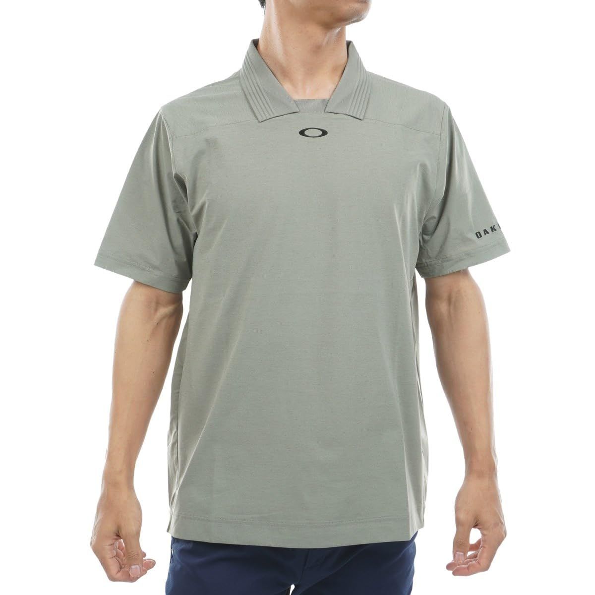 新品 Oakley (オークリー) ポロシャツ SYNC PACK SKIPPER POLO O- メンズ (7C9) BOULDER GREEN (グリーン) ゴルフ 吸汗速乾 軽量 ストレッチ 通気性
