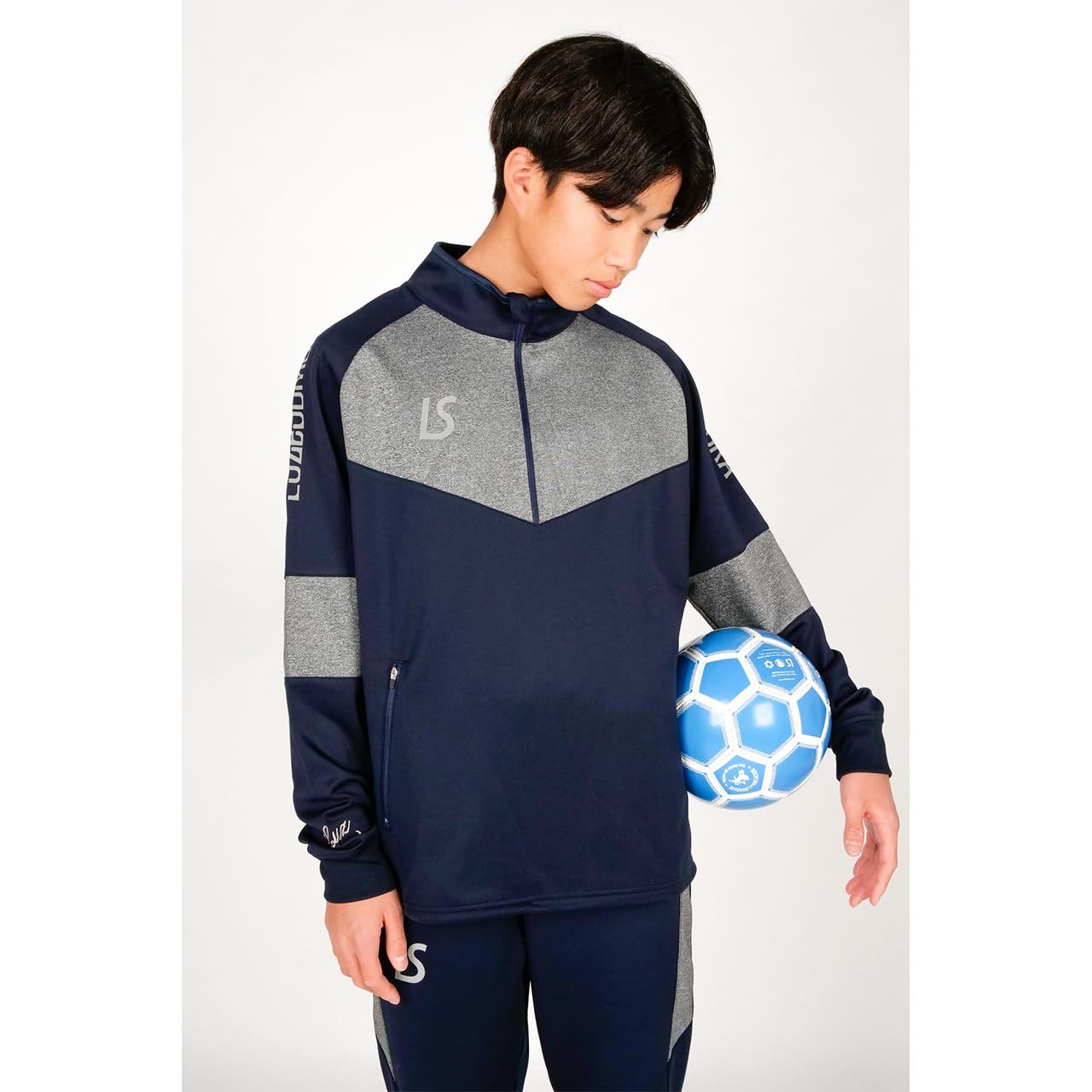 新品 [ルースイソンブラ] SINGLE FACE JERSEY HALFZIP TOP L1232052