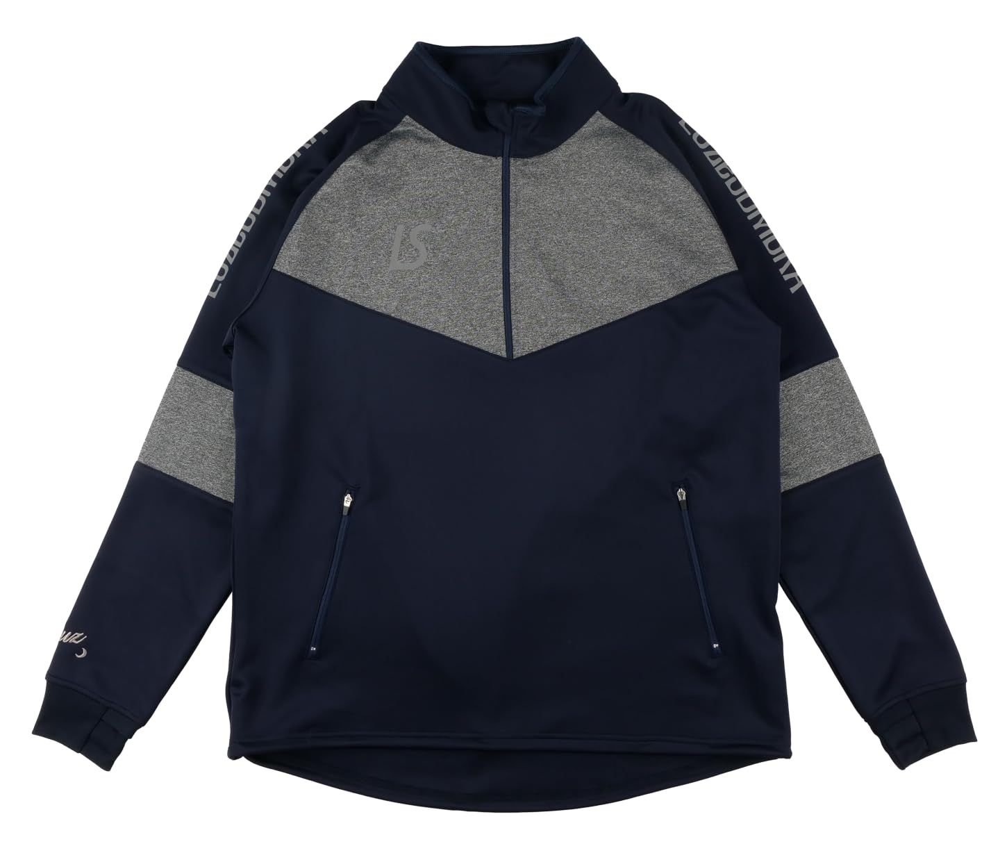 新品 [ルースイソンブラ] SINGLE FACE JERSEY HALFZIP TOP L1232052