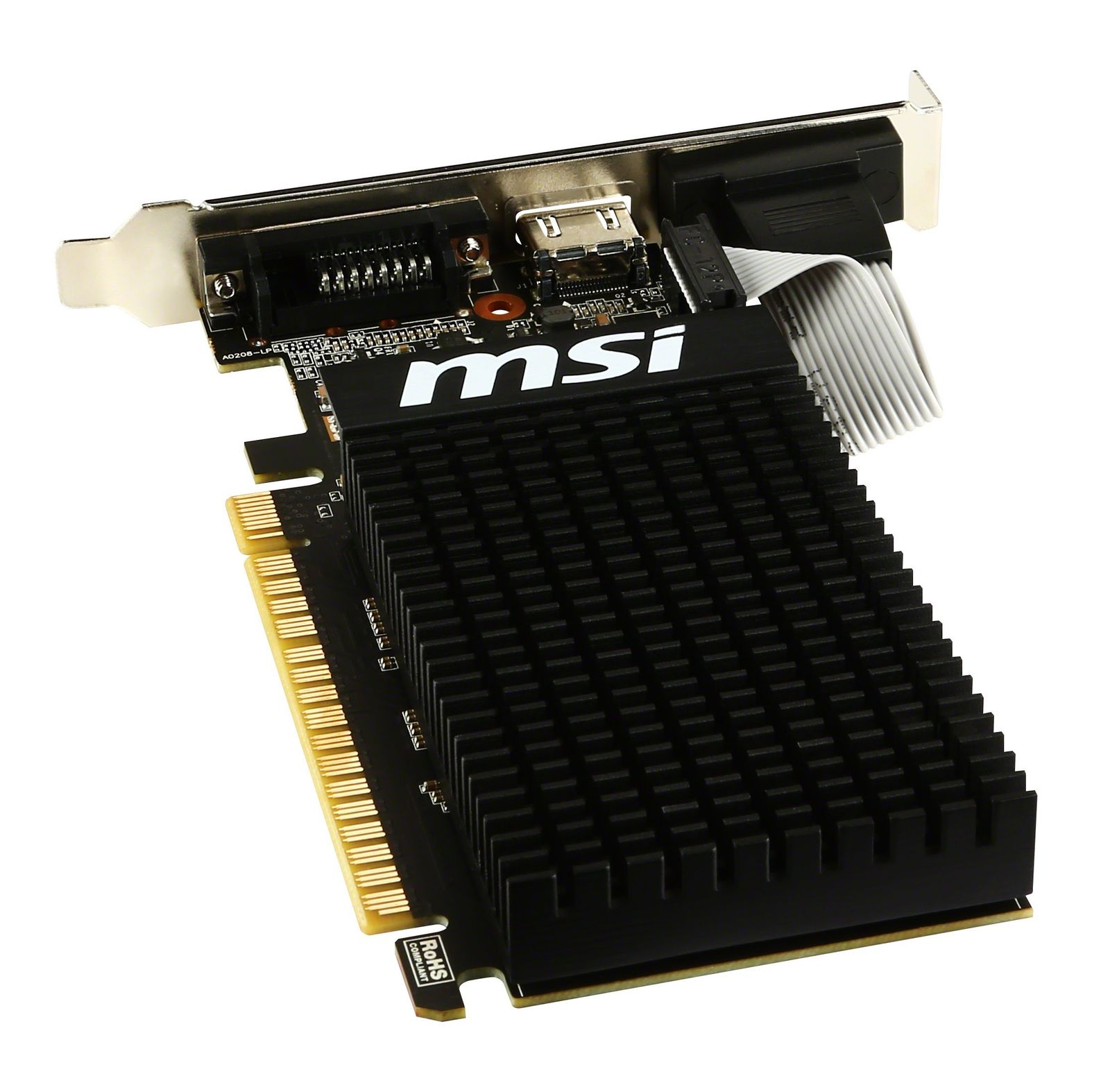 新品 MSI GeForce GT710 GDDR3 2GB グラフィックスボード VD5931
