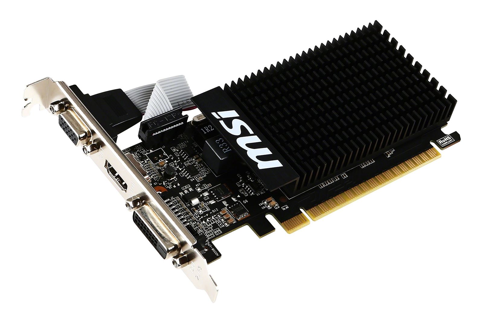 新品 MSI GeForce GT710 GDDR3 2GB グラフィックスボード VD5931