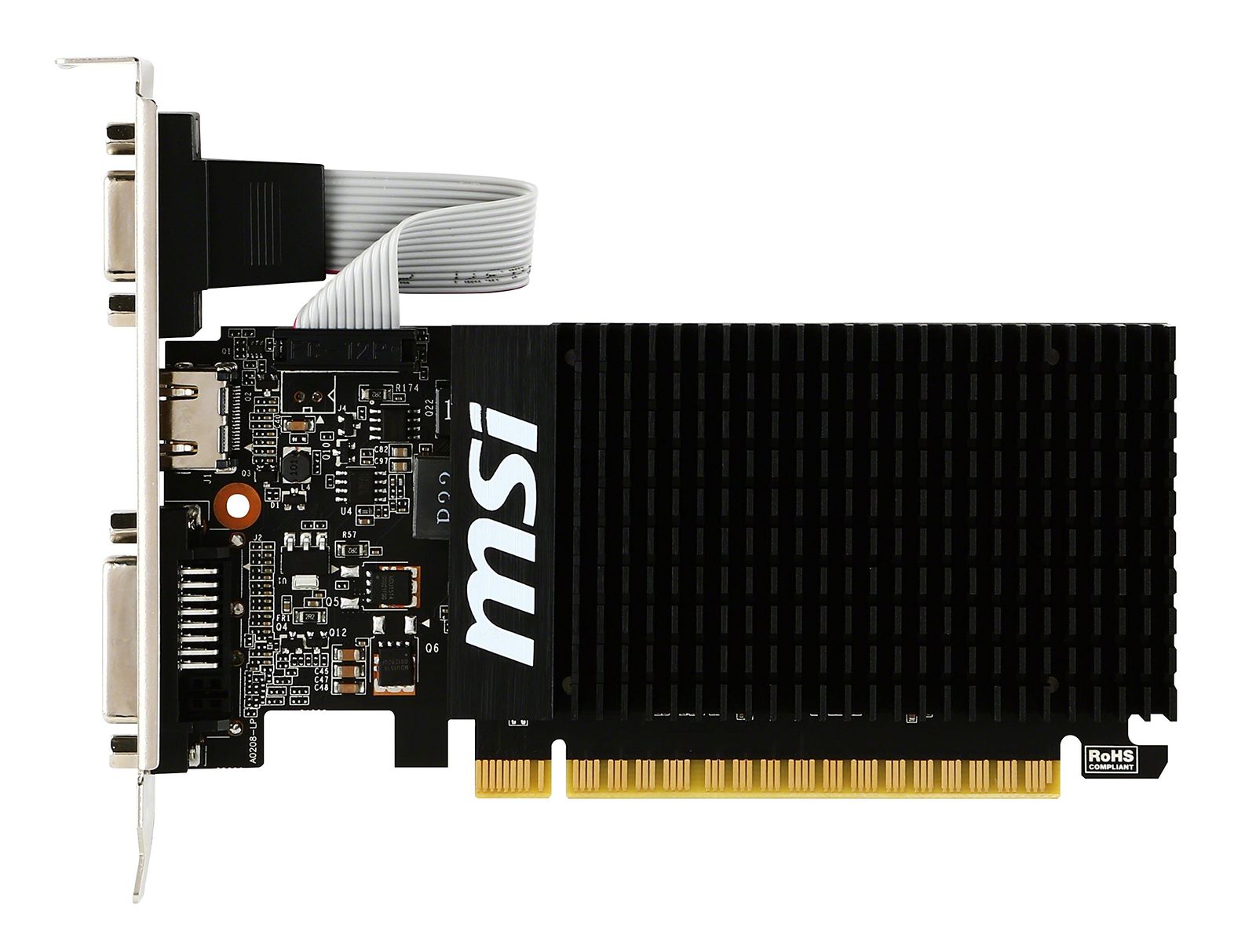 新品 MSI GeForce GT710 GDDR3 2GB グラフィックスボード VD5931