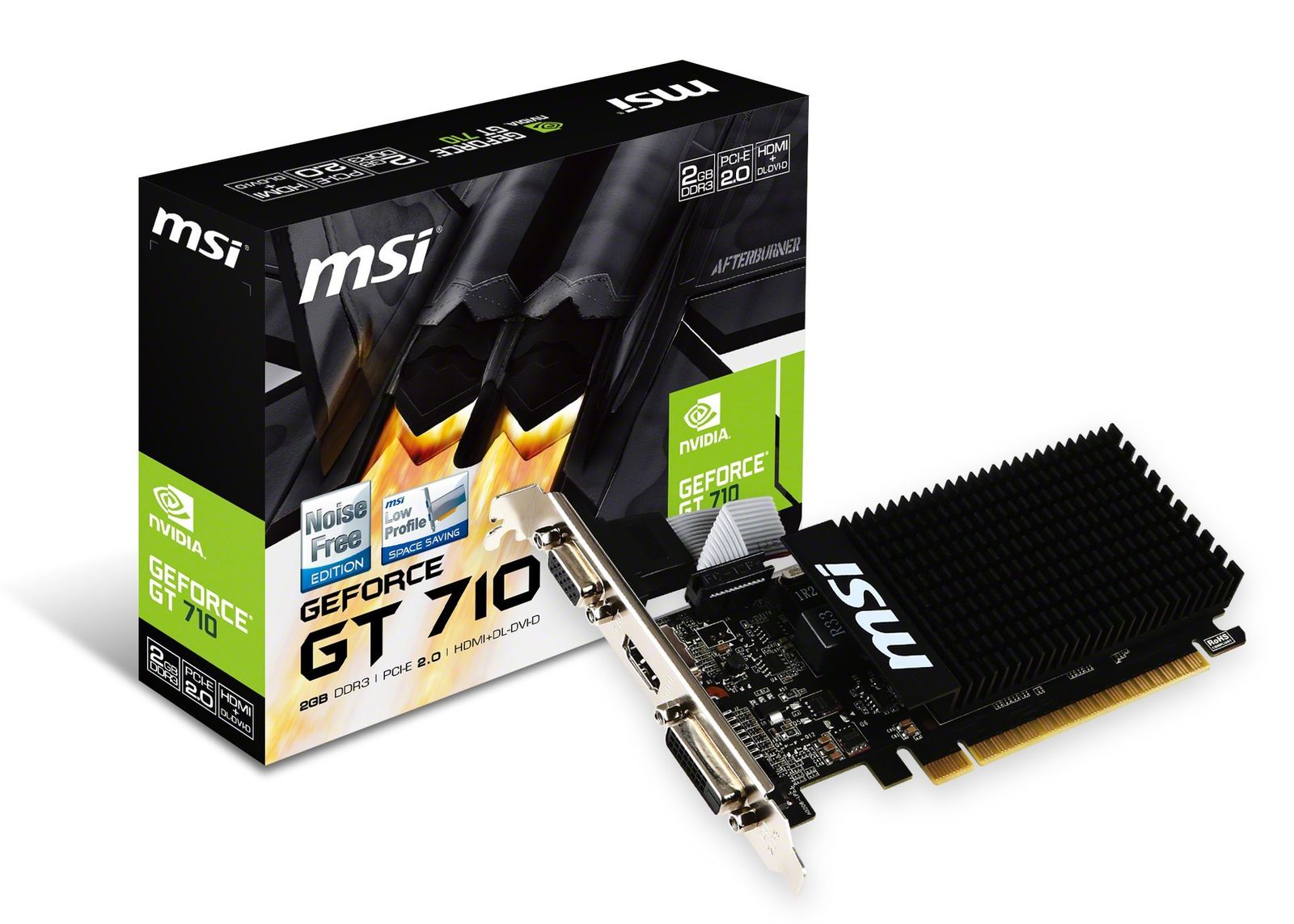 新品 MSI GeForce GT710 GDDR3 2GB グラフィックスボード VD5931