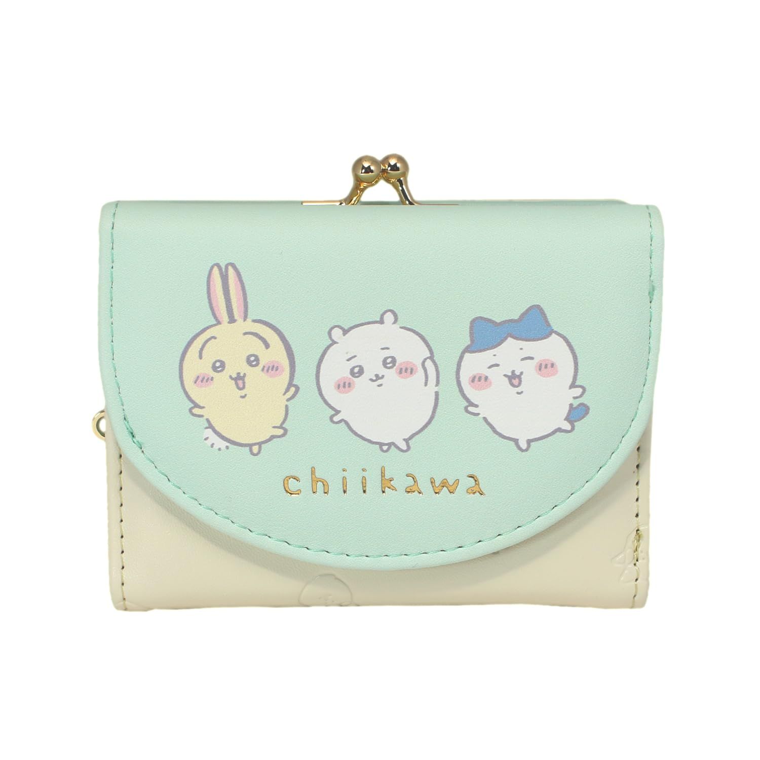 新品 アルディ 三つ折り財布 ちいかわ ミント CHI2-2