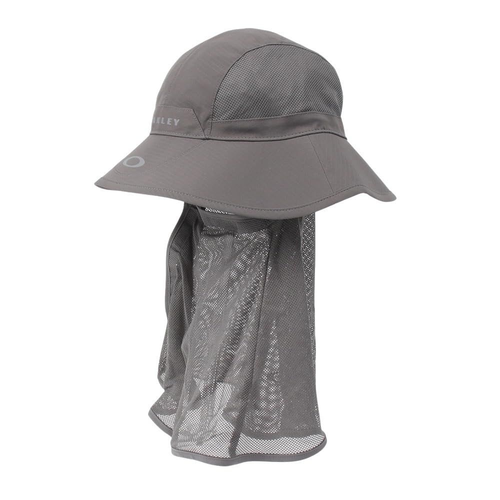 新品 Oakley (オークリー) ハット FOS901674 LATITUDE FLEX BOONIE HAT ONE SIZE GRANITE GRAY (グレー) アウトドア 軽量 通気性 メッシュ