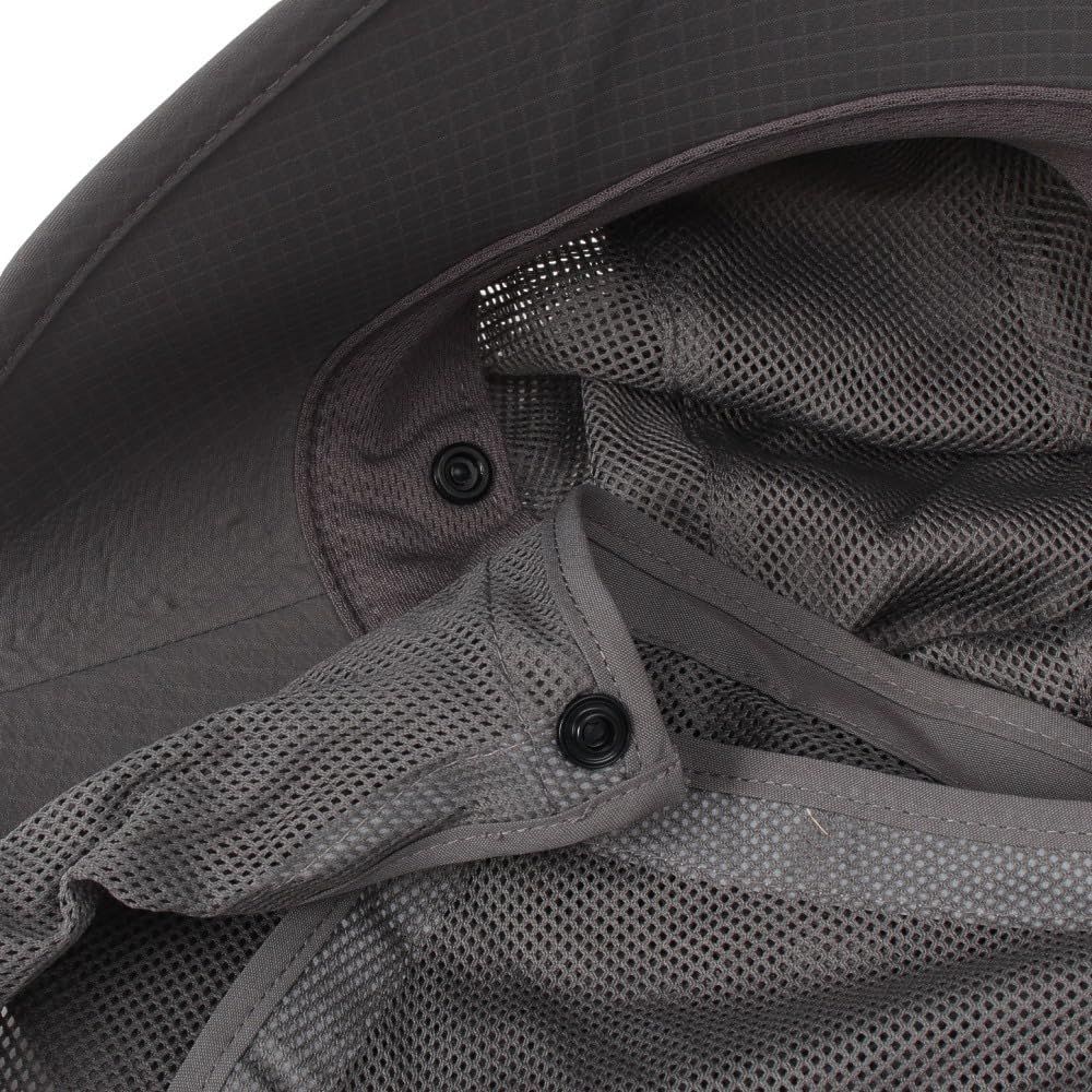 新品 Oakley (オークリー) ハット FOS901674 LATITUDE FLEX BOONIE HAT ONE SIZE GRANITE GRAY (グレー) アウトドア 軽量 通気性 メッシュ
