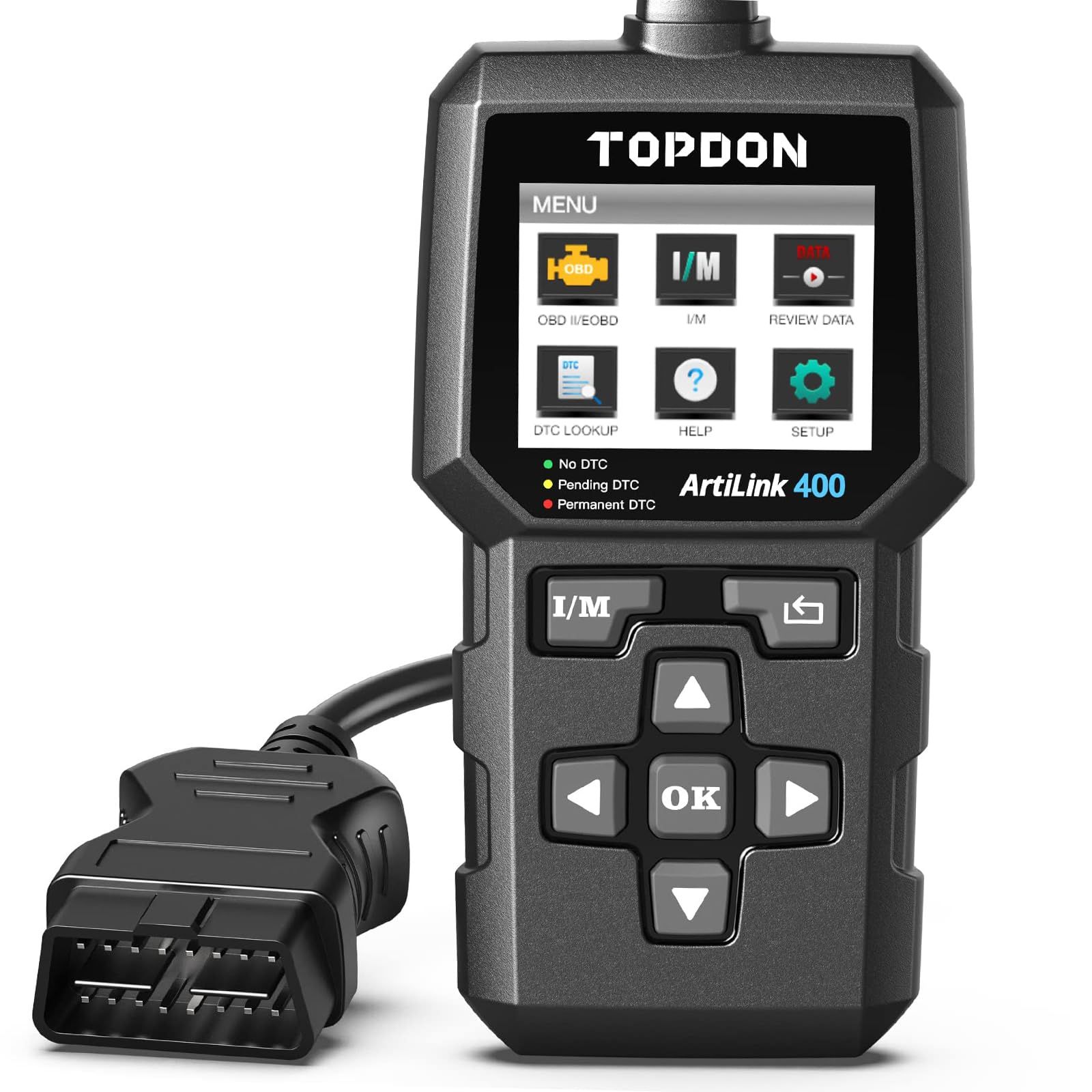 TOPDON AL400 obd2 診断機 日本語 車 故障診断機 トヨタ bmw ベンツテスター スキャンツール エンジン警告灯消し 車検排ガス検査so 168cf40f