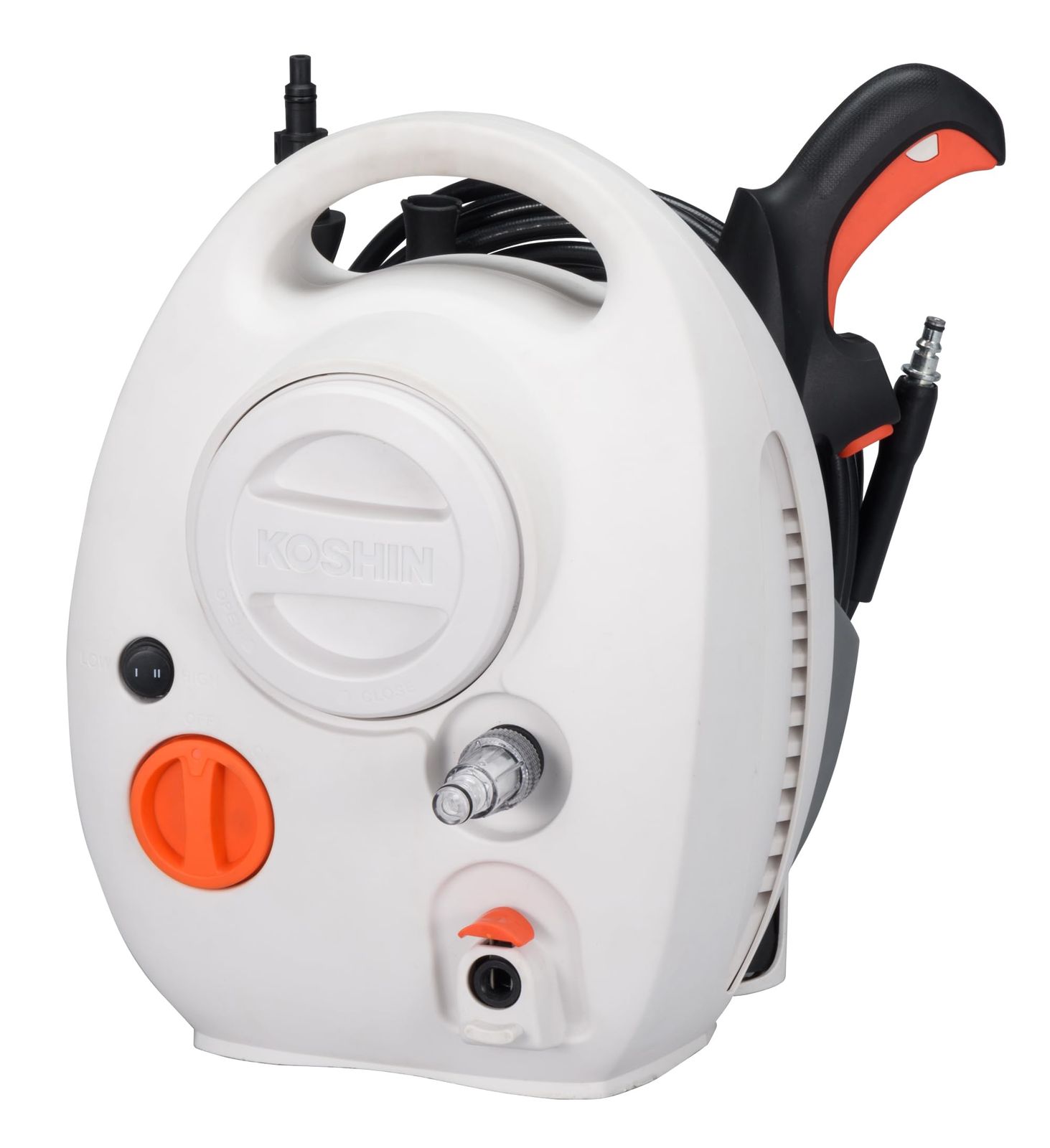 工進(KOSHIN) 36V 2.5Ah 充電式 高圧 洗浄機 SJC-3625-AAD-0 バッテリー・充電器付き コードレス 自吸 水道直結 静音 63dB 圧力 7.0MPa 洗車 ベランダ 清掃so 1aba6292