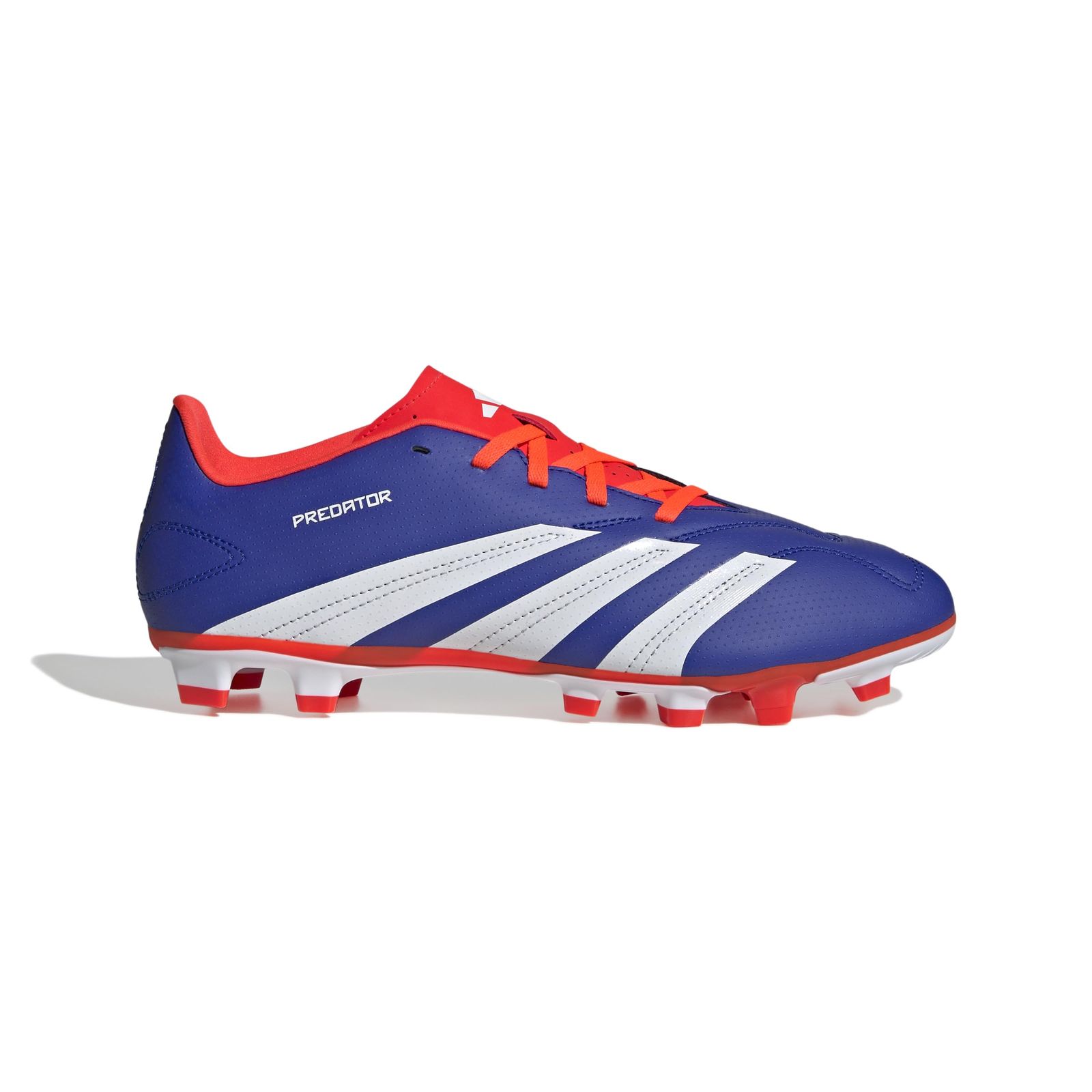 新品 アディダス サッカースパイク プレデター クラブ FxG ユニセックス大人 NIR98 ルシッドブルー/フットウェアホワイト/ソーラーレッド (IF6344) 27.0 cm