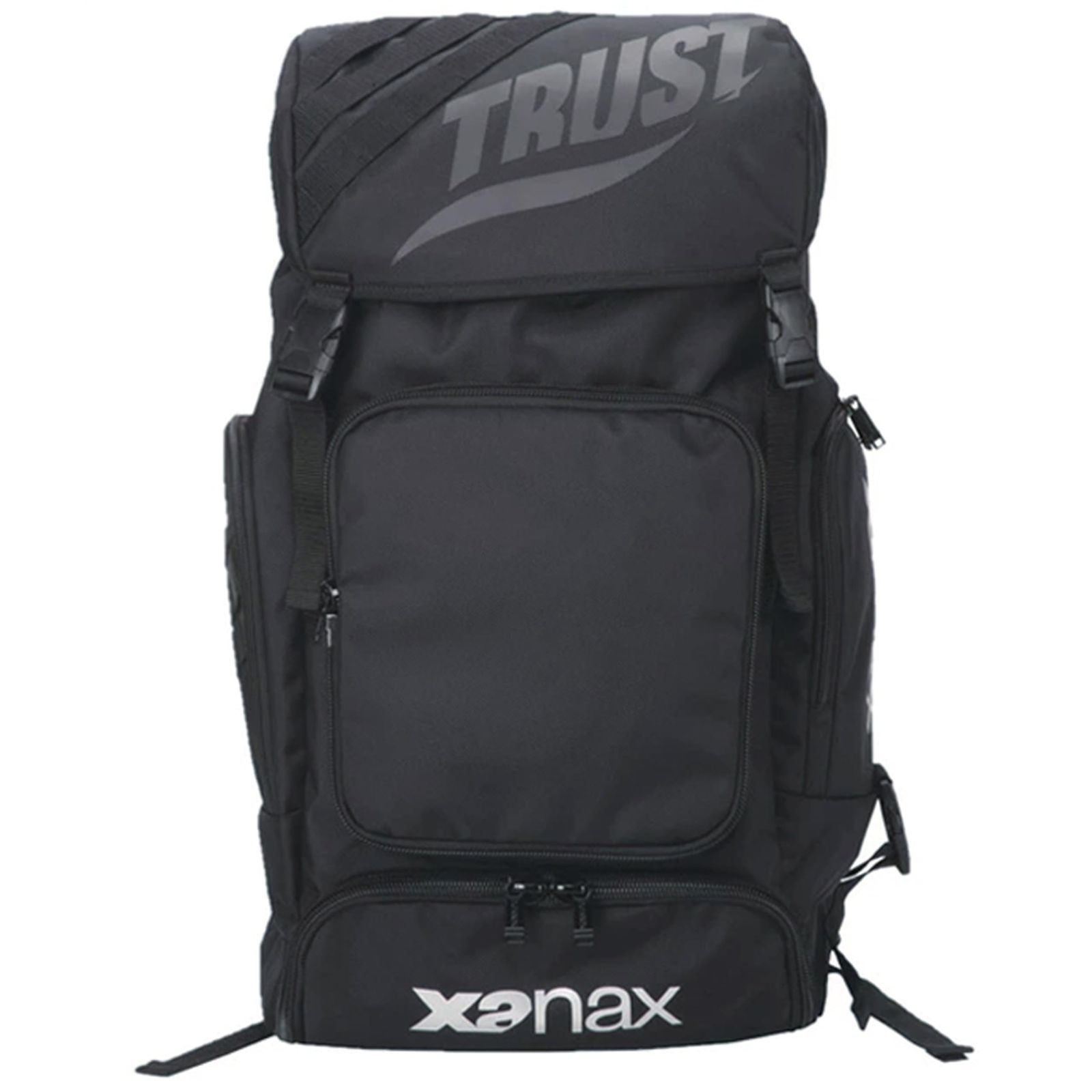 新品 ザナックス(Xanax) 野球 バッグ フラップバッグパック ブラック(90) ワンサイズ（36cm×51cm×20cm） 約42L BAG821