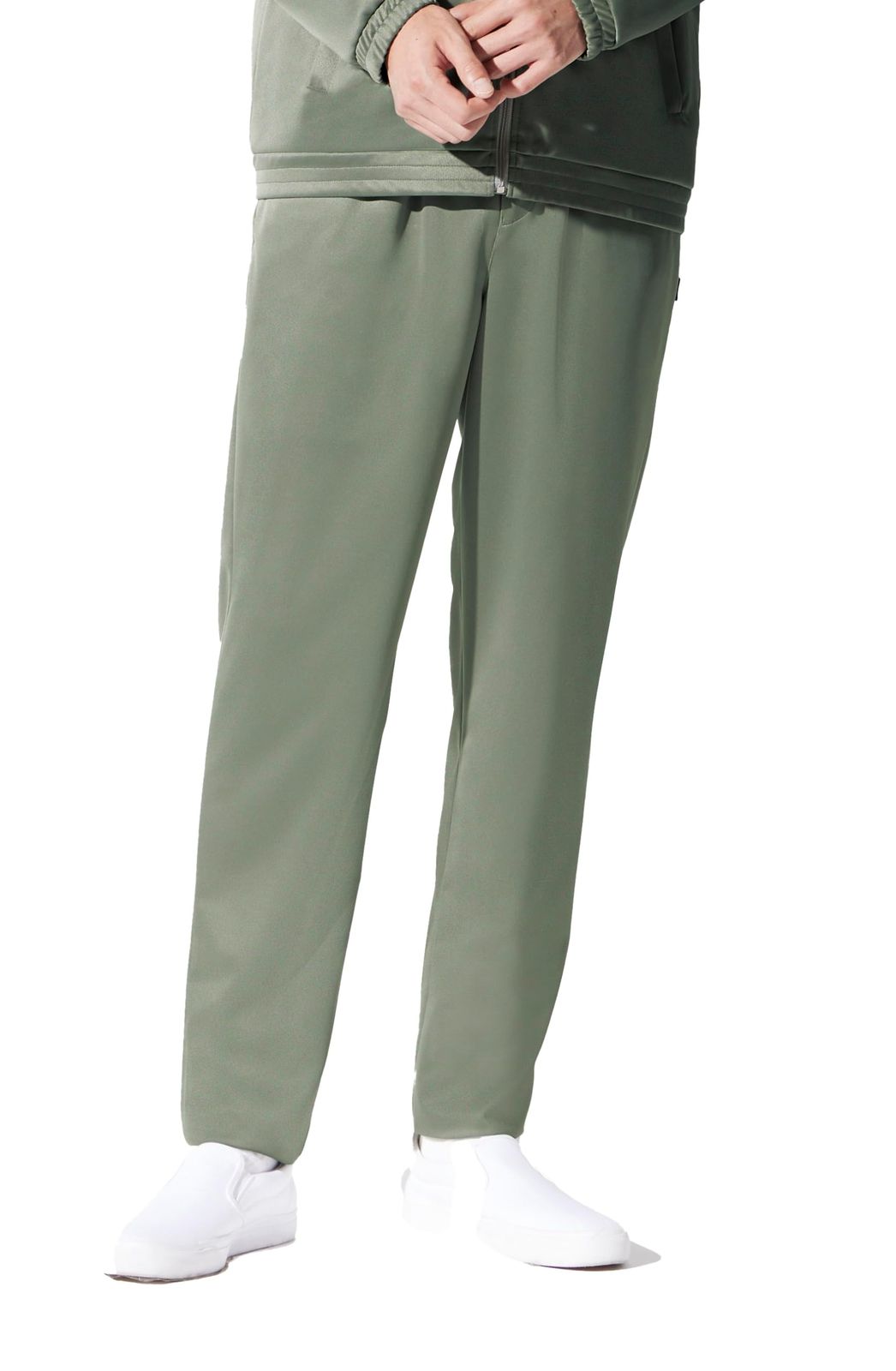 新品 [ユナイト] 医療 介護 メディカル 病院 ナース 制服 ユニセックス 裏地付 上質 ムレにくい ウエストゴム ブラック カーキ SS～5L 動きやすい スクラブパンツ 【制電/ストレッチ/吸汗速乾/高通気】 UN0405 C-61 カーキ LL