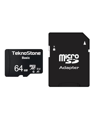 microSDXC メモリーカード 64GB フルサイズアダプター付き A1 U1 Class10 読み込み速度最大90MB/秒 ブラックpms bf9af9b1