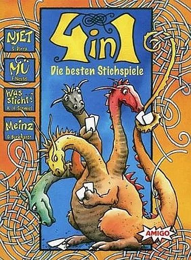 【中古】ボードゲーム 4 in 1 (4 in 1： Die besten Stichspiele)
