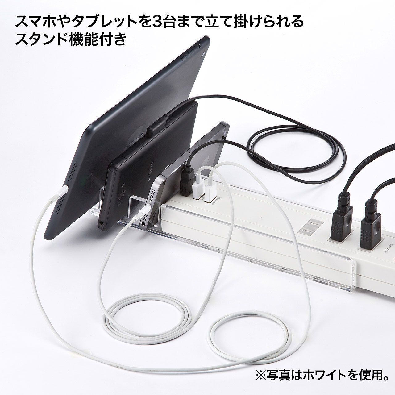 新品 サンワサプライ 便利タップ 2P 3個口 雷ガード+集中スイッチ ブラック TAP-B47BK