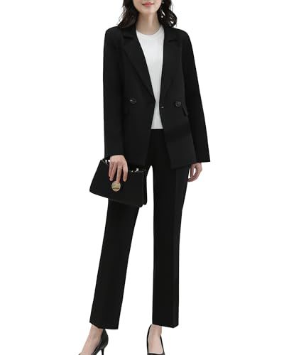 [Ladyangel] スーツ 上下 2点セット レディース パンツスーツ スーツ ジャケット パンツ セットアップ 九分丈 カジュアル フォーマル 着痩せ おしゃれ シンプル ファッション お出掛け 通勤 入学式 卒業式 面接(沖縄・離島の 53e8a283