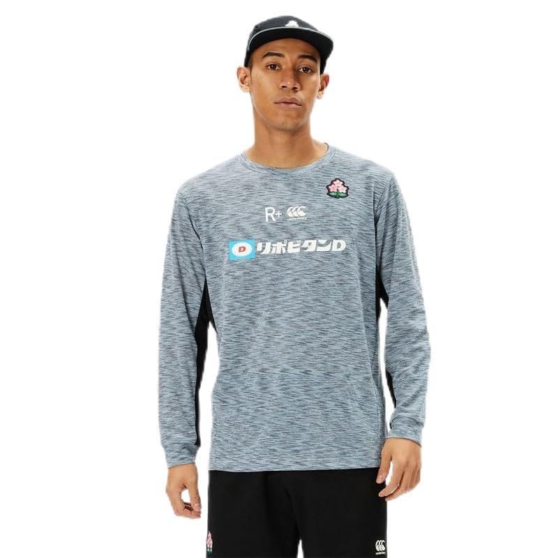 新品 [カンタベリー] JAPAN L/S WORKOUT TEE 20_ブルーグレー S