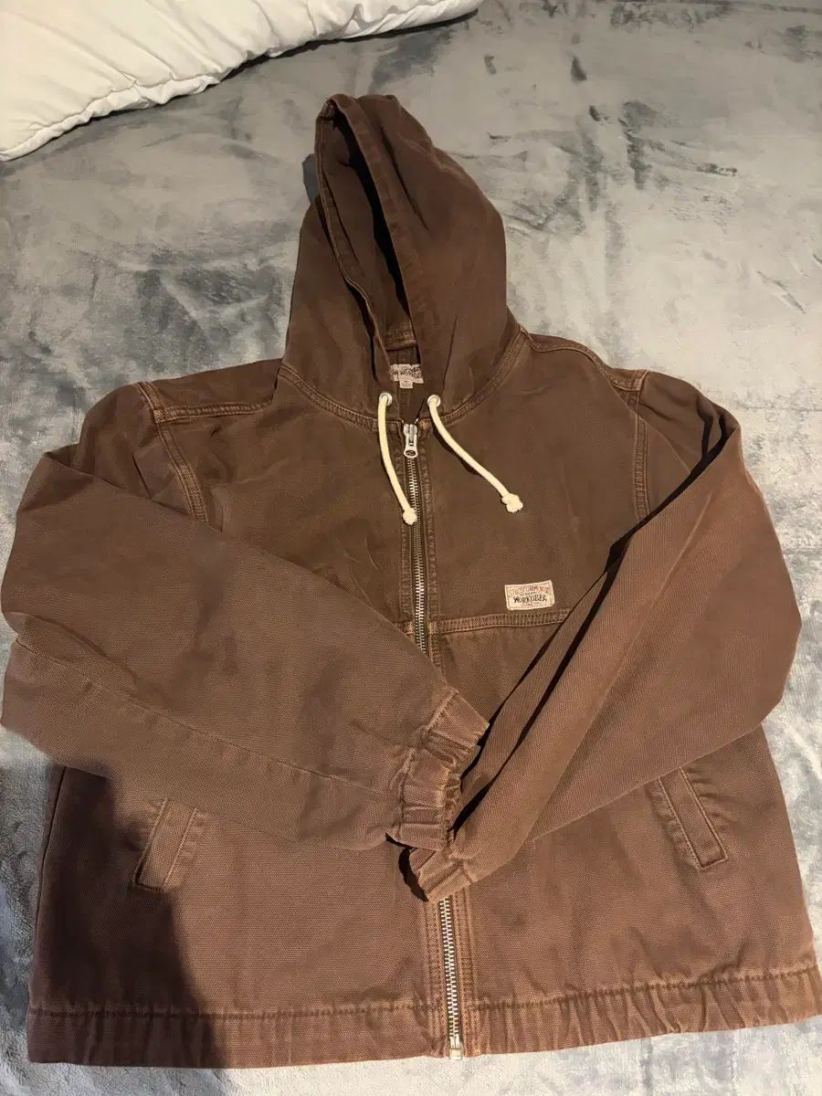 STUSSY ステューシー ウォークギア ブラウン WHO ジャケット
