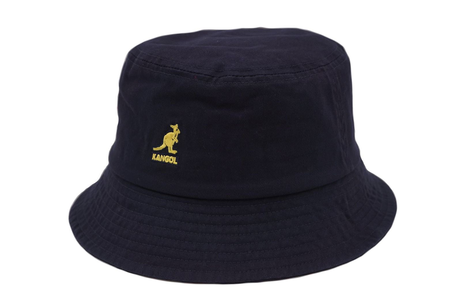 新品 [カンゴール] Washed Bucket Hat ウォッシュド バケット ハット 帽子 (L ネイビー)
