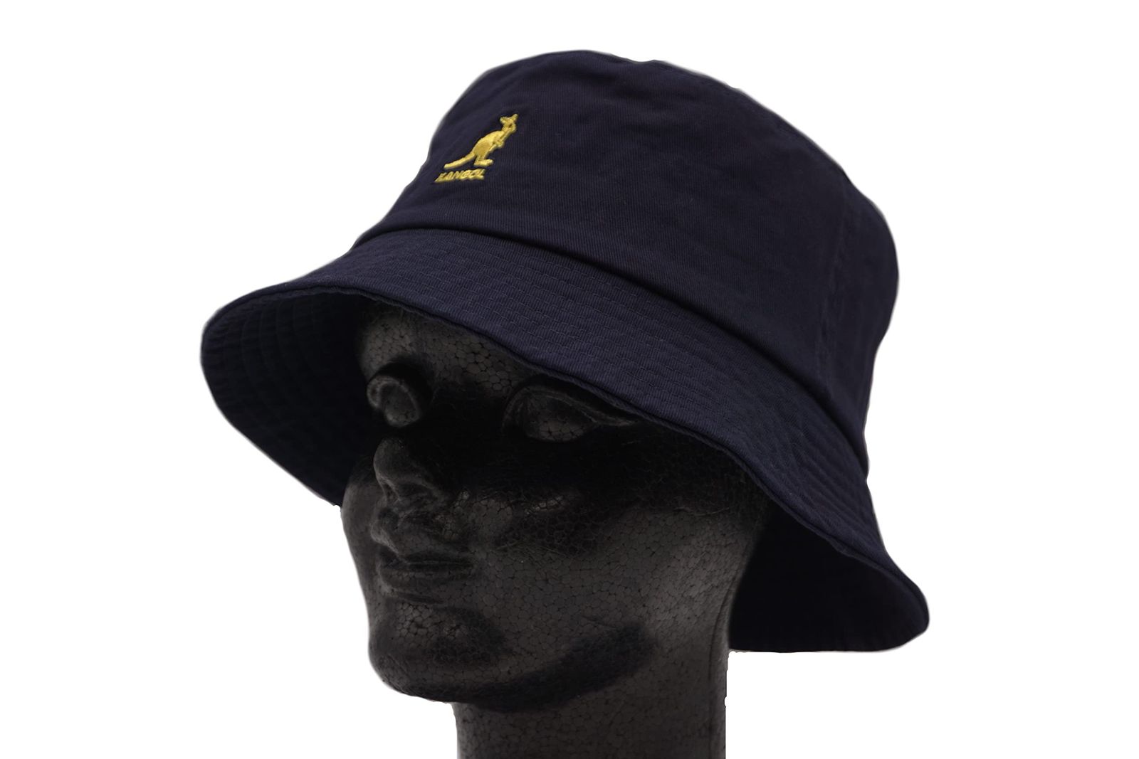 新品 [カンゴール] Washed Bucket Hat ウォッシュド バケット ハット 帽子 (L ネイビー)
