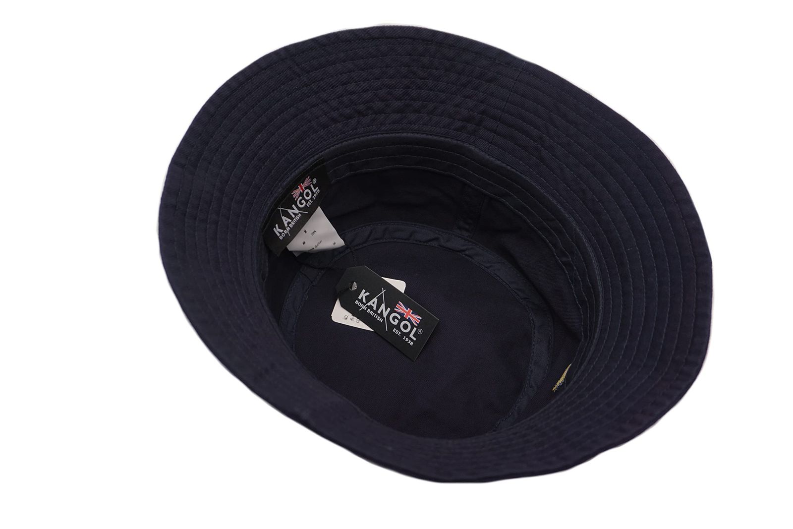 新品 [カンゴール] Washed Bucket Hat ウォッシュド バケット ハット 帽子 (L ネイビー)