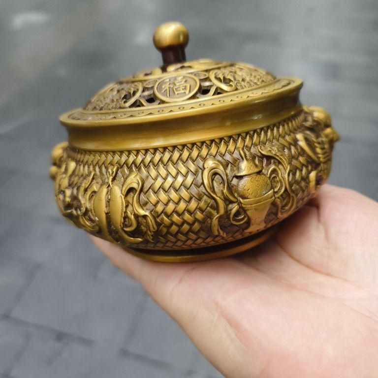 獅頭炉 五福臨門香炉 装飾品 工芸品 美術品 置物 獅頭炉 五福臨門香炉 装飾品 工芸品 美術品 置物