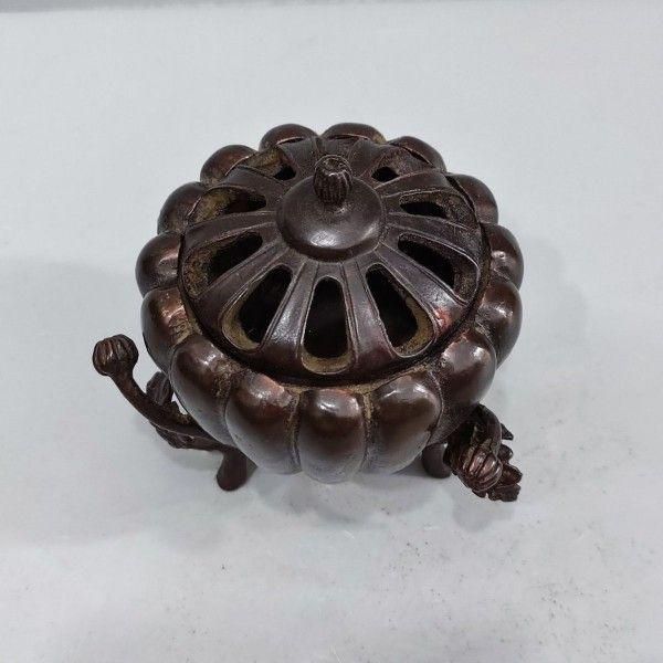3点 かぼちゃの 香炉 装飾品 現代工芸品 美術品 置物