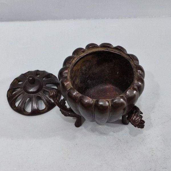 3点 かぼちゃの 香炉 装飾品 現代工芸品 美術品 置物