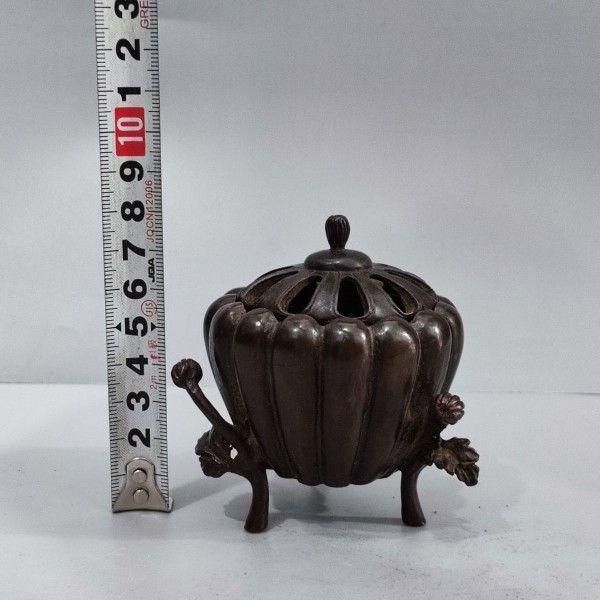 3点 かぼちゃの 香炉 装飾品 現代工芸品 美術品 置物