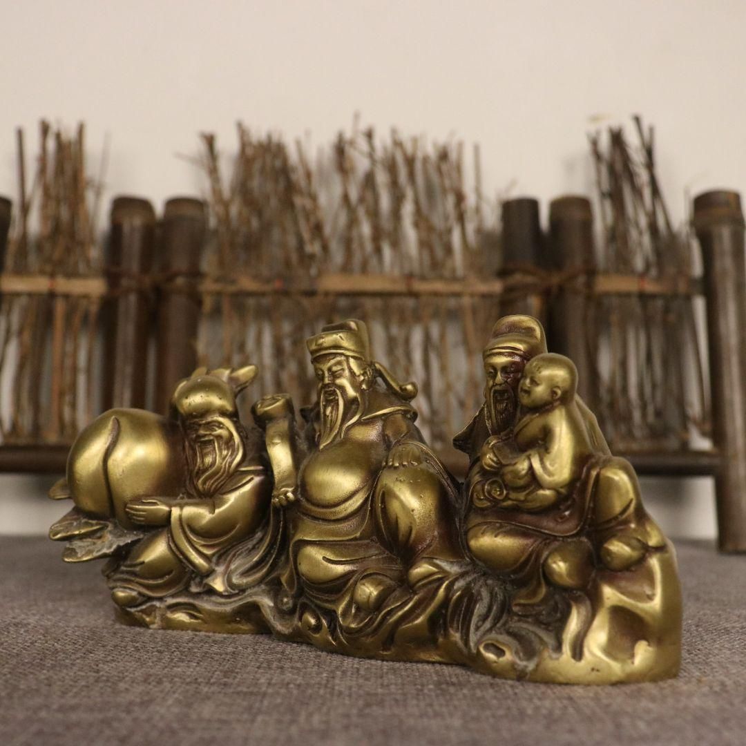 福禄寿三星仏像 装飾品 工芸品 置物
