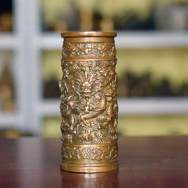 九龍.香筒 装飾品 現代工芸品 美術品 置物