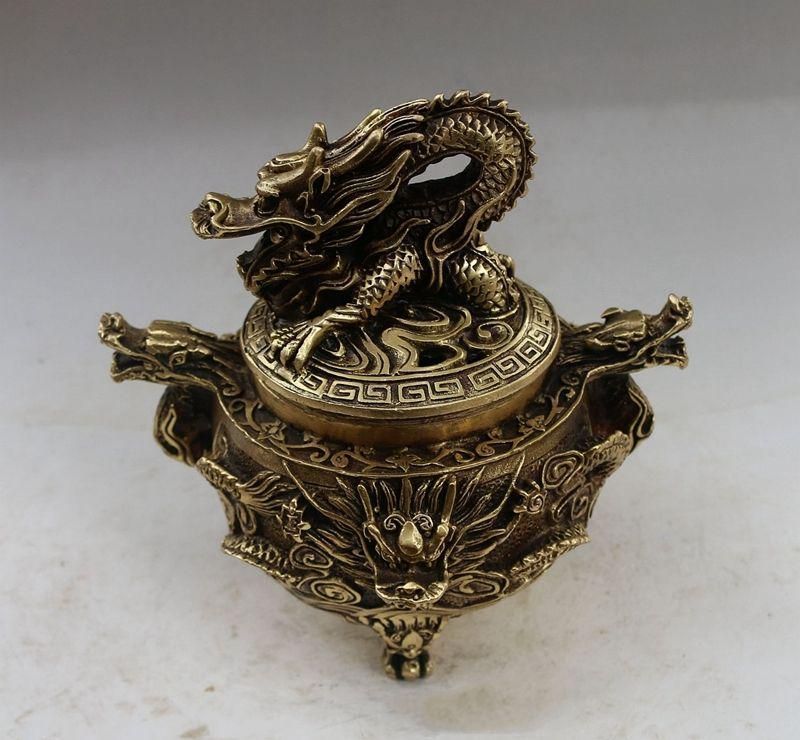 銅 細工 盤竜香炉 装飾品 工芸品 美術品 置物 銅 細工 盤竜香炉 装飾品 工芸品 美術品 置物 - メルカリ