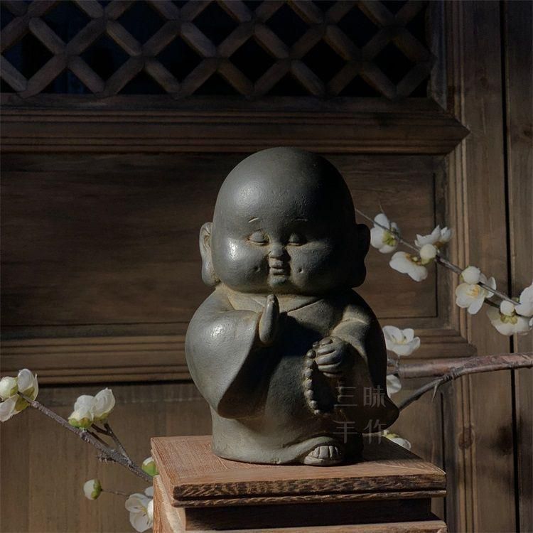 小坊主 仏教美術 装飾品 工芸品 美術品 置物 小坊主 仏教美術 装飾品 工芸品 美術品 置物 - メルカリ