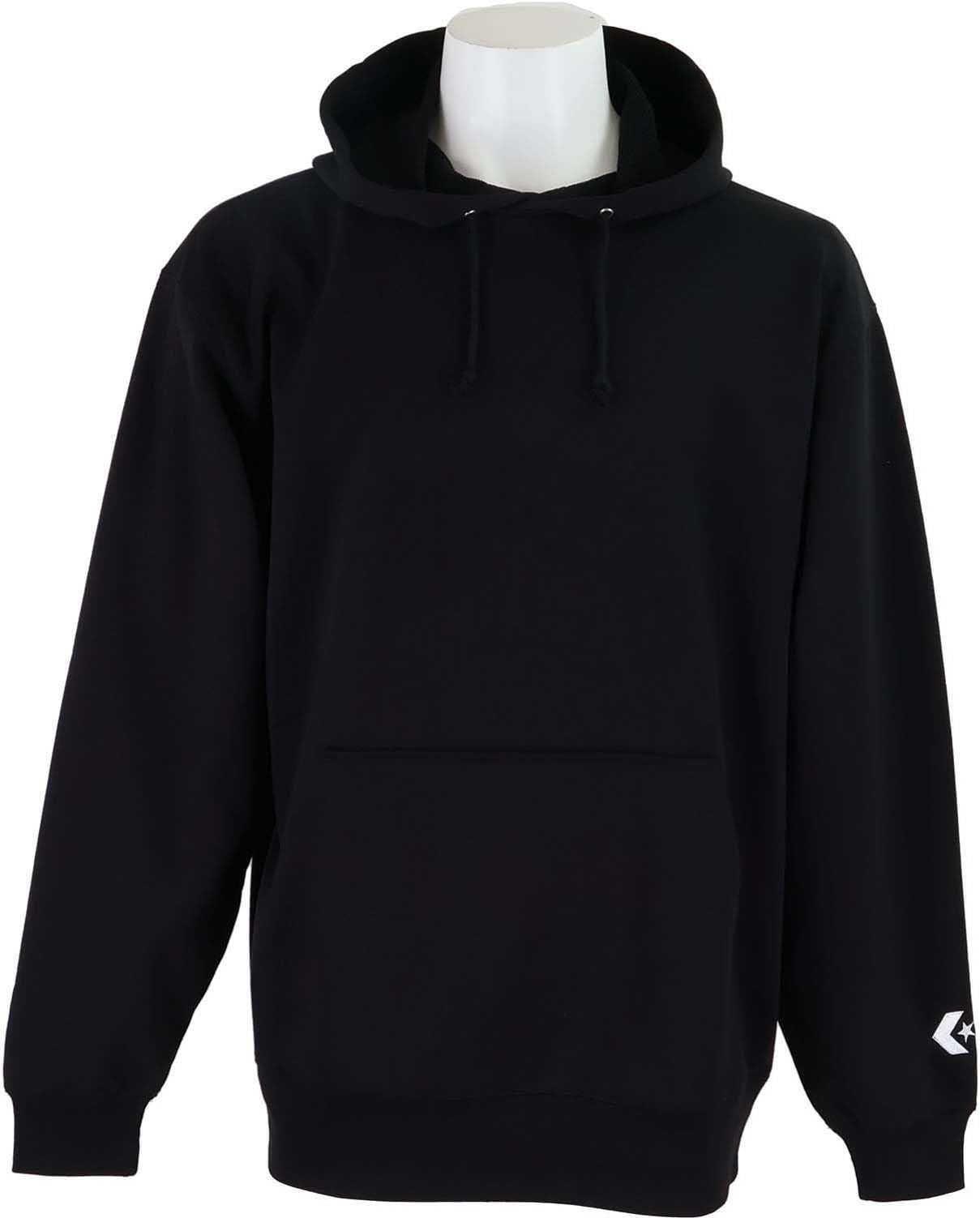 新品 [CONVERSE(コンバース)]バスケ 長袖シャツ スウェットパーカー CB141202 メンズ ブラック 日本 L (日本サイズL相当)
