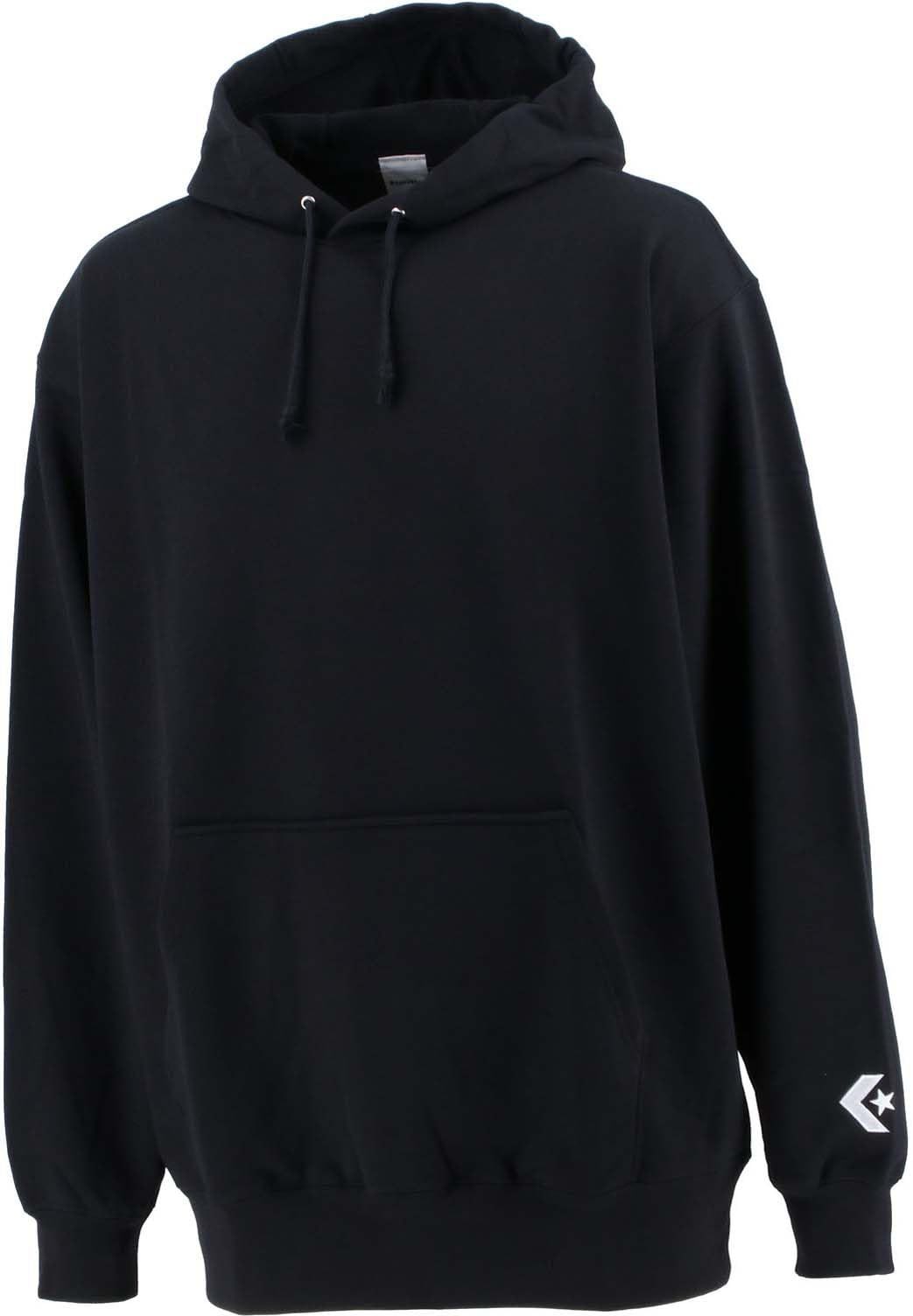 新品 [CONVERSE(コンバース)]バスケ 長袖シャツ スウェットパーカー CB141202 メンズ ブラック 日本 L (日本サイズL相当)